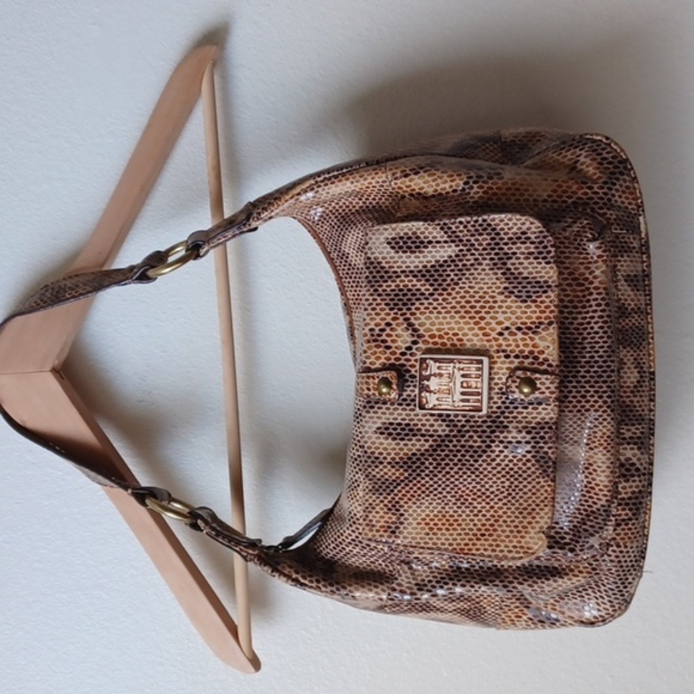 Wilson's Leather Shoulder Bag Style 30148-20 Animal Print